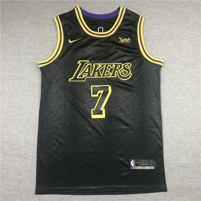 Men Los Angeles Lakers 7 Anthony Black Game Nike 2021 NBA Jersey